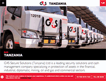 Tablet Screenshot of g4s.co.tz