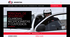 Desktop Screenshot of g4s.com.ar