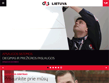 Tablet Screenshot of g4s.lt