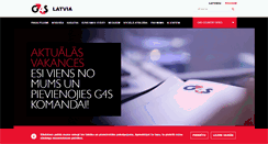 Desktop Screenshot of g4s.lv