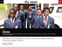 Tablet Screenshot of g4s.com.gh