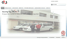 Tablet Screenshot of g4s.cl